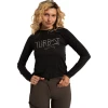 Футболка Turbat Magic Logo LS Wmn жіноча caviar чорна