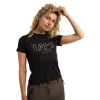 Футболка Turbat Magic Logo SS Wmn жіноча caviar чорна