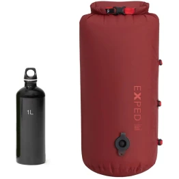 Гермомішок Exped Drybag Versa Compression 13 L burgundy бордовий