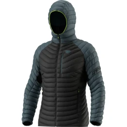 Куртка Dynafit Radical DWN Hood Mns чоловіча 0721 чорна/сіра