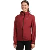 Куртка Kilpi Rosa Wmn жіноча dark red бордова