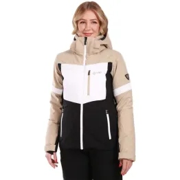 Куртка Kilpi Valera-W жіноча beige/white/black бежева/біла/чорна