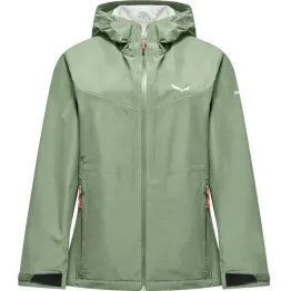 Куртка Salewa Puez Aqua 4 PTX 2.5L Wms 5A90 світло-зелена жіноча