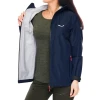 Куртка Salewa Puez Aqua 4 PTX 2.5L Wms жіноча 3960 темно-синя