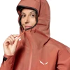 Куртка Salewa Puez GTX 3L EPE Wmn 1980 червона жіноча