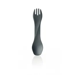 Ложко-виделка Humangear GoBites Uno dark grey темно-сіра