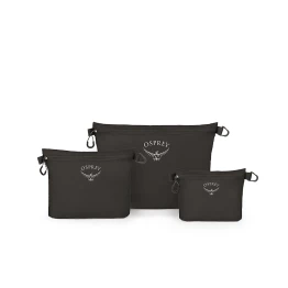 Набір органайзерів Osprey Ultralight Zipper Sack Set black чорний