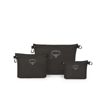Набір органайзерів Osprey Ultralight Zipper Sack Set black чорний