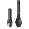 Набір приборів для їжі Humangear GoBites Click сірий