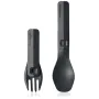 Набір приборів для їжі Humangear GoBites Click сірий