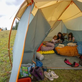 Намет Big Agnes Bunk House 6 prairie sand/chinois green пісочний/зелений