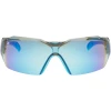 Окуляри GOG Egil Cat.3 cristal blue/matt black/reflex white/blue сині/чорні