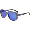 Окуляри GOG Rayo Cat.3 matt grey/black/reflex blue сірі/чорні