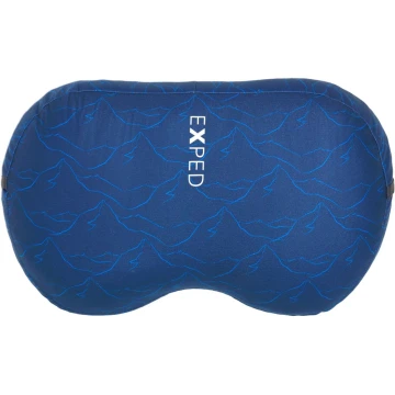 Подушка Exped Down Pillow L navy mountain темно-синя