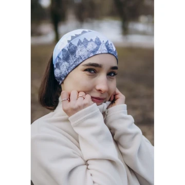 Пов'язка Turbat Scarf унісекс fog блакитна
