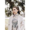 Пов'язка Turbat Scarf унісекс krokusy біла/фіолетова