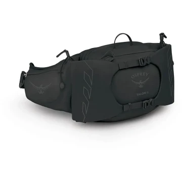 Поясна сумка Osprey Talon 6 black/coal grey чорна/сіра