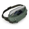 Поясна сумка Osprey Transporter Waist Pack pine leaf/earl grey темно-зелена