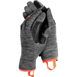 Рукавиці Ortovox Fleece Light Glove Wmn жіночі black steel blend сірі
