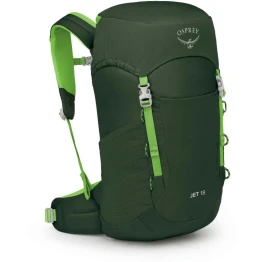 Рюкзак Osprey Jet 18 green canopy/limeline green темно-зелений