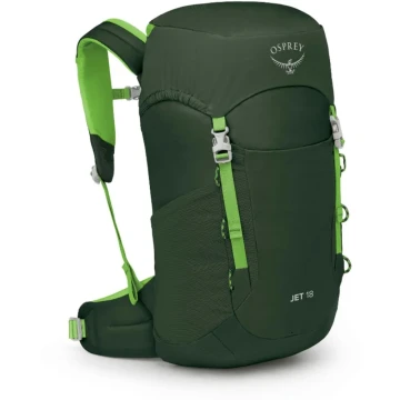 Рюкзак Osprey Jet 18 green canopy/limeline green темно-зелений Рюкзак Osprey Jet 18 green canopy/limeline green темно-зелений