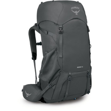 Рюкзак Osprey Rook 50  dark charcoal/silver lining темно-сірий