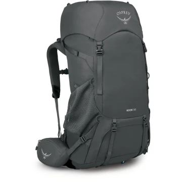 Рюкзак Osprey Rook 50  dark charcoal/silver lining темно-сірий