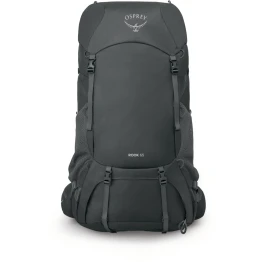 Рюкзак Osprey Rook 65 dark charcoal/silver lining чорний