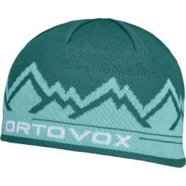 Шапка Ortovox Peak Beanie pacific green бірюзова