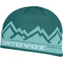 Шапка Ortovox Peak Beanie pacific green бірюзова