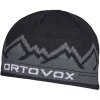 Шапка Ortovox Peak Beanie black raven чорна