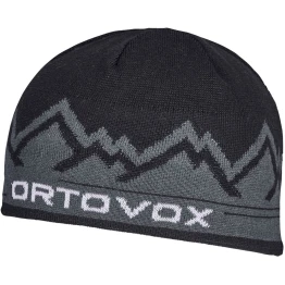 Шапка Ortovox Peak Beanie black raven чорна