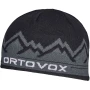 Шапка Ortovox Peak Beanie black raven чорна