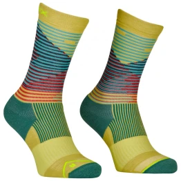 Шкарпетки Ortovox All Mountain Mid Socks Wms жіночі wabisabi зелені/сині