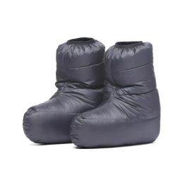 Шкарпетки пухові Turbat Down Socks унісекс dark gray/light green сірі/салатові