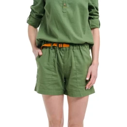 Шорти Turbat Goa Hemp Wmn жіночі bronze green зелені