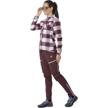 Штани 2117 of Sweden Byxan Pants Wmn жіночі dark plum темно-сливові