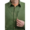 Сорочка Turbat Amazonka Hemp Mns чоловіча bronze green зелена