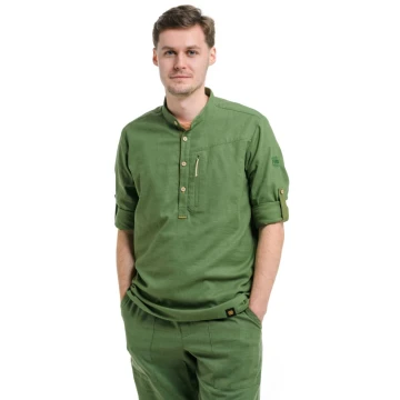 Сорочка Turbat Madeira Hemp Mns чоловіча bronze green зелена Сорочка Turbat Madeira Hemp Mns чоловіча bronze green зелена
