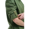 Сорочка Turbat Madeira Hemp Wmn жіноча bronze green зелена