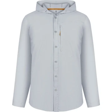 Сорочка Turbat Maya Hood Travel Mns чоловіча glacier gray сіра