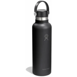 Термопляшка Hydro Flask 600 ml Standard Flex Cap black чорна