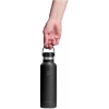Термопляшка Hydro Flask 600 ml Standard Flex Cap black чорна