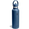 Термопляшка Hydro Flask 600 ml Standard Flex Straw Cap harbor blue темно-синя