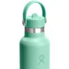 Термопляшка Hydro Flask 600 ml Standard Flex Straw Cap mermaid green зелена