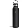 Термопляшка Hydro Flask 700 ml Standard Flex Cap black чорна