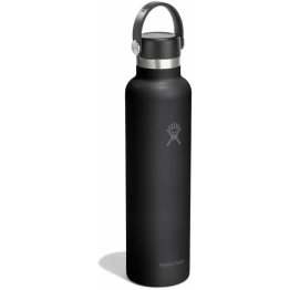 Термопляшка Hydro Flask 700 ml Standard Flex Cap black чорна