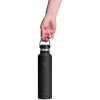 Термопляшка Hydro Flask 700 ml Standard Flex Cap black чорна