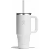 Термогорнятко Hydro Flask 700 ml Travel Tumbler Clear Lid white біле