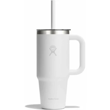 Термогорнятко Hydro Flask 700 ml Travel Tumbler Clear Lid white біле